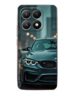 Чехол для Xiaomi 15T с картинкой «BMW в огнях города»