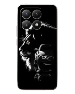 Чехол для Xiaomi 15T с картинкой «BMW и лев»