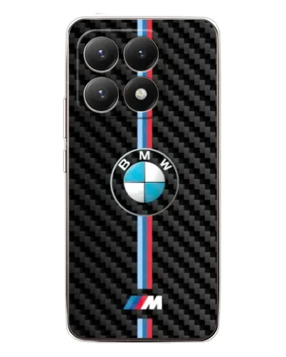 Чехол для Xiaomi 15T с картинкой «Эмблема BMW и карбон»