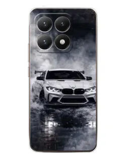 Чехол для Xiaomi 15T с картинкой «BMW сквозь туман»
