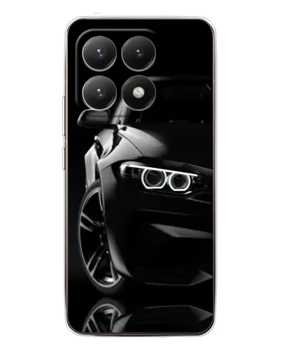Чехол для Xiaomi 15T с картинкой «Черная BMW — профиль» Чехол для Xiaomi 15T с картинкой «Черная BMW — профиль»