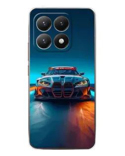 Чехол для Xiaomi 15T с картинкой «BMW — огни неона» Чехол для Xiaomi 15T с картинкой «BMW — огни неона»