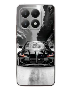Чехол для Xiaomi 15T с картинкой «BMW — акварельный дрифт» Чехол для Xiaomi 15T с картинкой «BMW — акварельный дрифт»