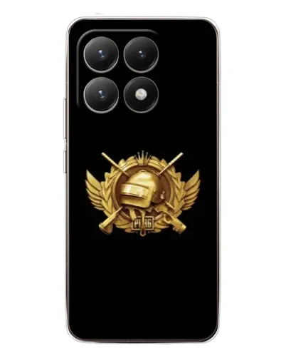 Чехол для Xiaomi 15T с картинкой «PUBG — оранжевый градиент»
