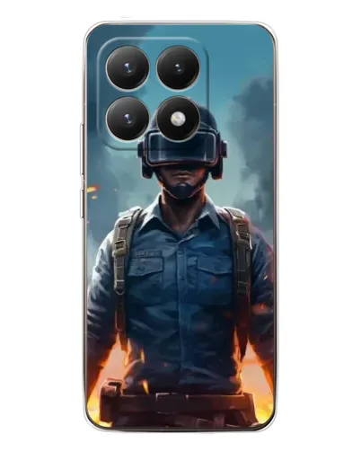 Чехол для Xiaomi 15T с картинкой «PUBG — реалистичный герой»
