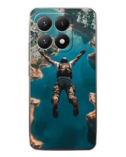 Чехол для Xiaomi 15T с картинкой «PUBG — свободное падение»