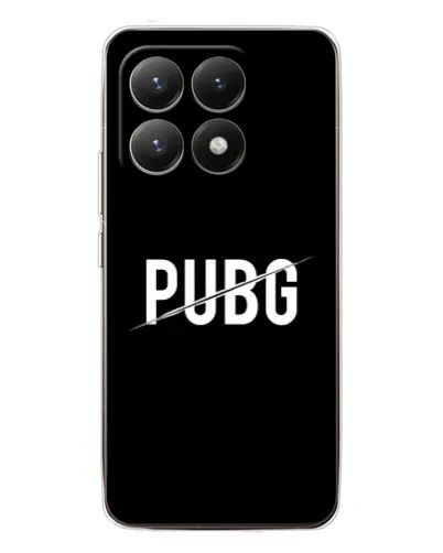 Чехол для Xiaomi 15T с картинкой «PUBG — белый логотип»
