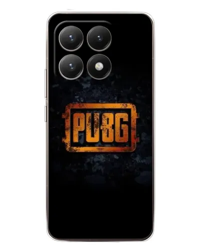 Чехол для Xiaomi 15T с картинкой «PUBG — золотой логотип»