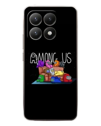 Чехол для Xiaomi 15T с картинкой «Логотип Among Us»