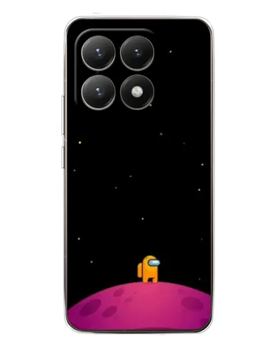 Чехол для Xiaomi 15T с картинкой «Одинокий герой на планете»