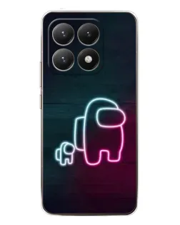 Чехол для Xiaomi 15T с картинкой «Among Us неон-арт» Чехол для Xiaomi 15T с картинкой «Among Us неон-арт»