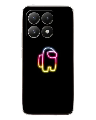 Чехол для Xiaomi 15T с картинкой «Among Us градиент»