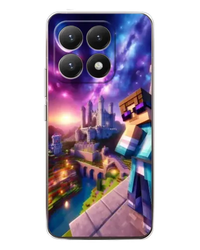 Чехол для Xiaomi 15T с картинкой «Стив и космос»