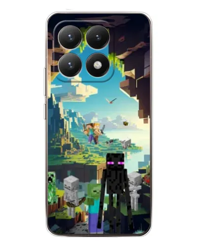 Чехол для Xiaomi 15T с картинкой «Эндермен в лесу»
