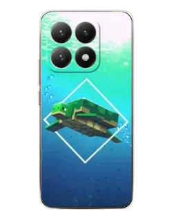 Чехол для Xiaomi 15T с картинкой «Черепаха Minecraft» Чехол для Xiaomi 15T с картинкой «Черепаха Minecraft»