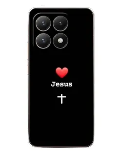 Чехол для Xiaomi 15T с картинкой «Сердце - Jesus» Чехол для Xiaomi 15T с картинкой «Сердце - Jesus»