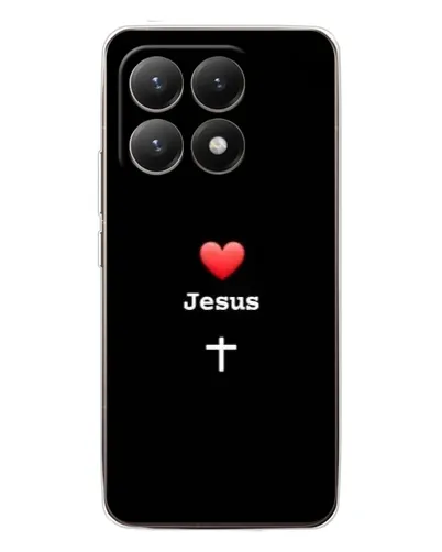 Чехол для Xiaomi 15T с картинкой «Сердце - Jesus»