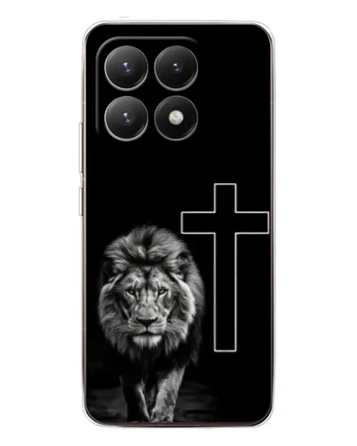 Чехол для Xiaomi 15T с картинкой «Лев и Крест»