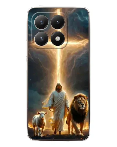 Чехол для Xiaomi 15T с картинкой «Лев Иуды и Свет»