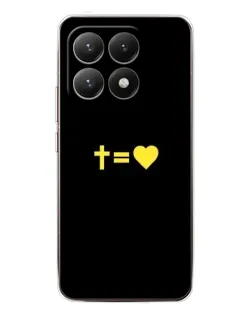 Чехол для Xiaomi 15T с картинкой «Сердце и Крест»