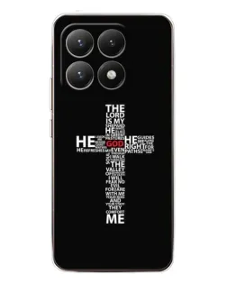 Чехол для Xiaomi 15T с картинкой «Текстовый крест» Чехол для Xiaomi 15T с картинкой «Текстовый крест»