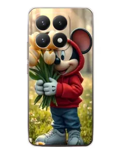 Чохол для Xiaomi 15T з картинкою «Міккі з тюльпанами» Чохол для Xiaomi 15T з картинкою «Міккі з тюльпанами»