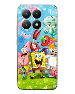 Чехол для Xiaomi 15T с картинкой «Губка Боб и друзья» Чехол для Xiaomi 15T с картинкой «Губка Боб и друзья»