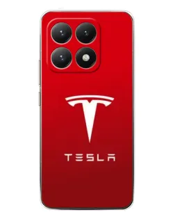 Чехол для Xiaomi 15T с картинкой «Tesla Red Classic»