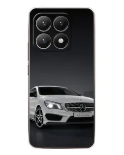 Чехол для Xiaomi 15T с картинкой «Mercedes AMG GT Silver»