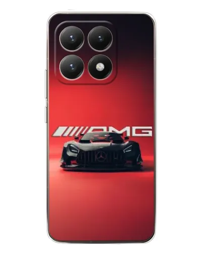 Чехол для Xiaomi 15T с картинкой «Mercedes AMG — красная линия» Чехол для Xiaomi 15T с картинкой «Mercedes AMG — красная линия»