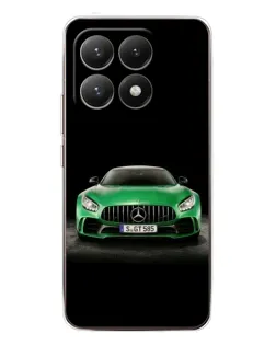 Чехол для Xiaomi 15T с картинкой «Mercedes — неоновый лого»