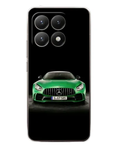 Чехол для Xiaomi 15T с картинкой «Mercedes — неоновый лого» Чехол для Xiaomi 15T с картинкой «Mercedes — неоновый лого»