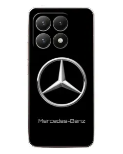 Чехол для Xiaomi 15T с картинкой «Mercedes Silver Logo»