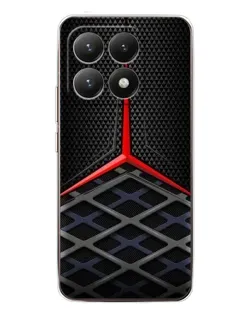 Чехол для Xiaomi 15T с картинкой «Mercedes Carbon Grid»