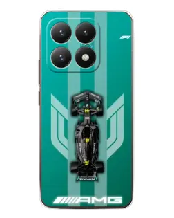 Чехол для Xiaomi 15T с картинкой «Mercedes AMG Petronas»