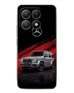 Чехол для Xiaomi 15T с картинкой «Mercedes G-Class красный»