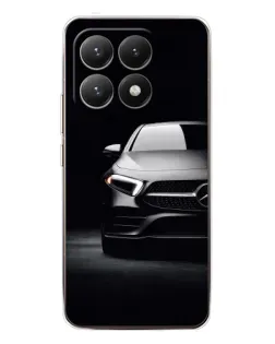 Чехол для Xiaomi 15T с картинкой «Свет фар Mercedes»