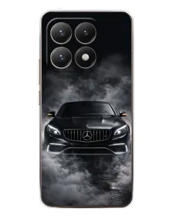 Чехол для Xiaomi 15T с картинкой «Mercedes в дыму»