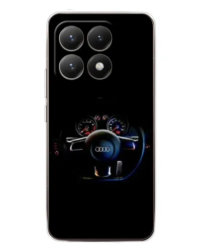 Чехол для Xiaomi 15T с картинкой «Салон Audi — руль»