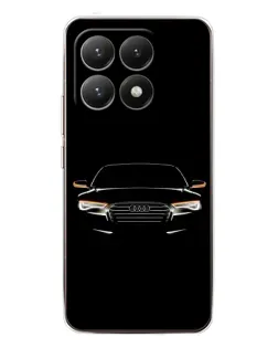 Чехол для Xiaomi 15T с картинкой «Audi — ночной контур»