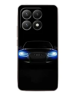 Чехол для Xiaomi 15T с картинкой «Audi в неоне»