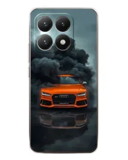Чехол для Xiaomi 15T с картинкой «Audi в облаках дыма»