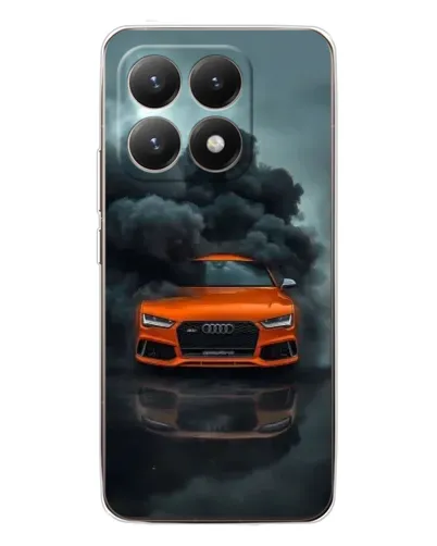 Чехол для Xiaomi 15T с картинкой «Audi в облаках дыма»