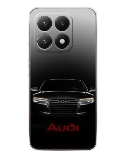 Чехол для Xiaomi 15T с картинкой «Audi — градиентный контур»
