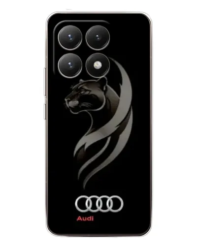 Чехол для Xiaomi 15T с картинкой «Графика — пантера и Audi»