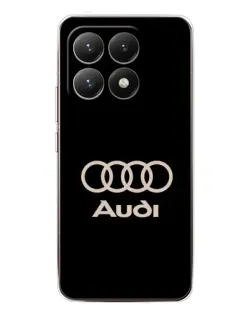 Чехол для Xiaomi 15T с картинкой «Audi — золотой логотип»