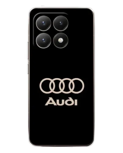 Чехол для Xiaomi 15T с картинкой «Audi — золотой логотип»
