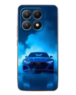 Чехол для Xiaomi 15T с картинкой «Audi — голубая энергия»