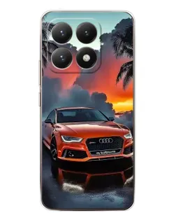 Чехол для Xiaomi 15T с картинкой «Audi — закат»