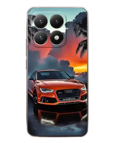 Чехол для Xiaomi 15T с картинкой «Audi — закат»
